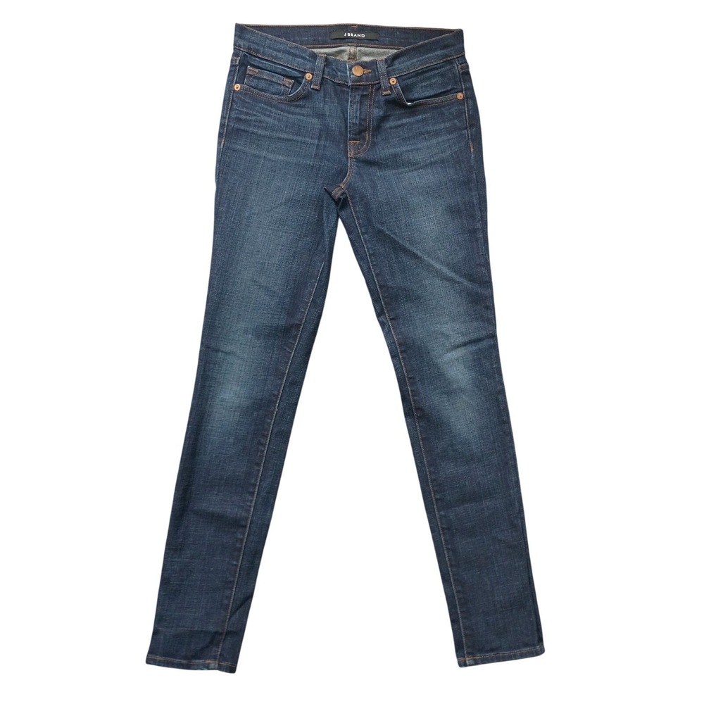 J Brand Womens 25 Skinny Leg League Dark Wash Stretch Casual Denim Jeans
